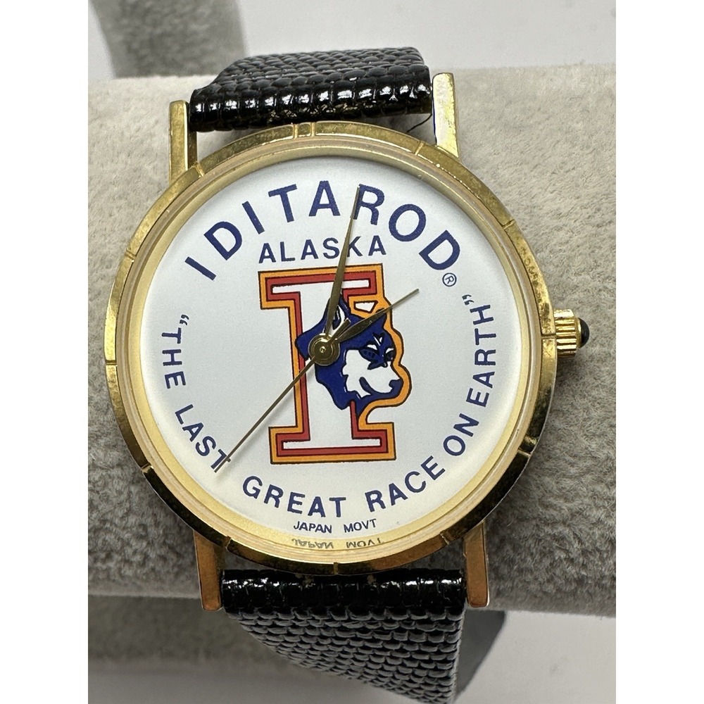 Iditarod Alaska Mens Watch New Battery‎ 33MM 7.5" Last Great Race On Earth L54